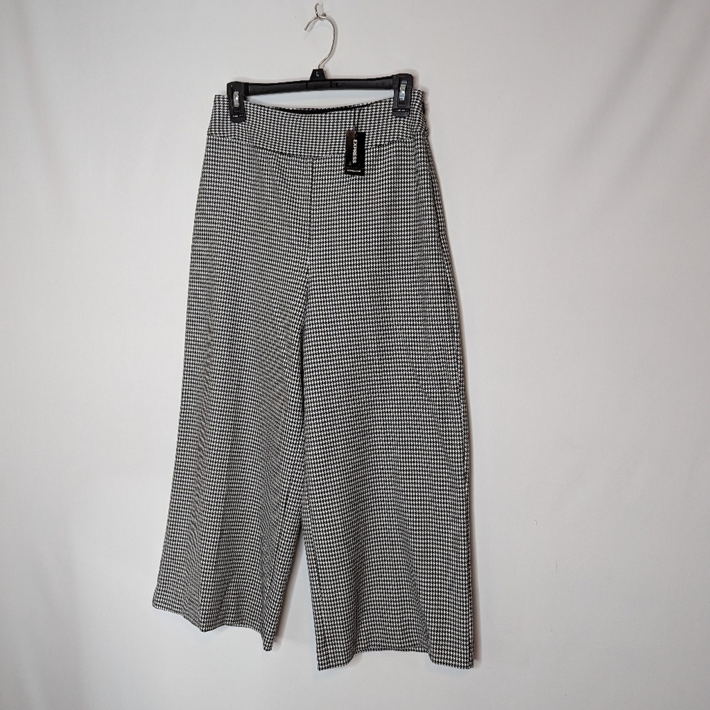 Express Cropped Houndstooth Pants - Picture 3 of 12